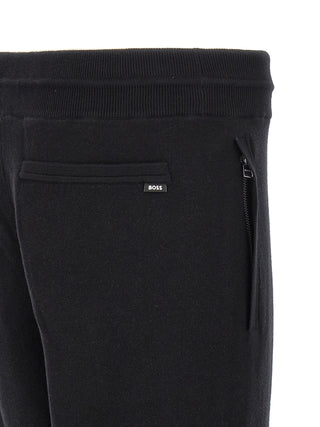 Black Cotton Joggers (Workout Pants)