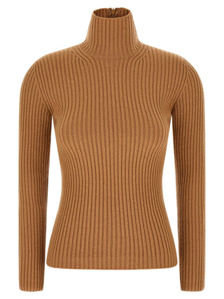 Beige Wool Cardigan