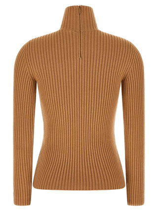 Beige Wool Cardigan