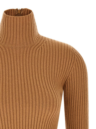Beige Wool Cardigan