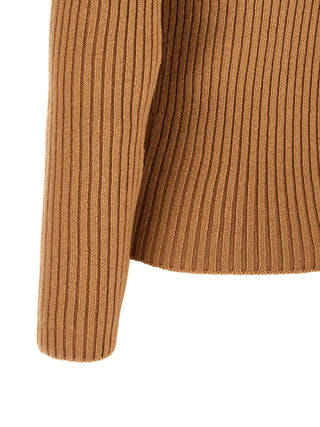 Beige Wool Cardigan