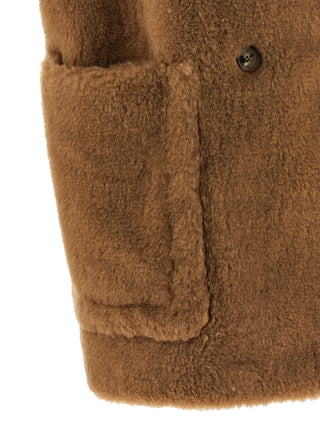 Beige Wool Sleeveless Jacket