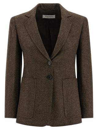 Brown Virgin Wool Blazer
