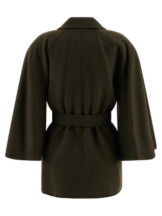 Bicolor Wool Coat