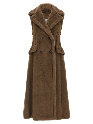 Brown Alpaca Leather Coat