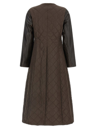 Brown Polyamide Coat