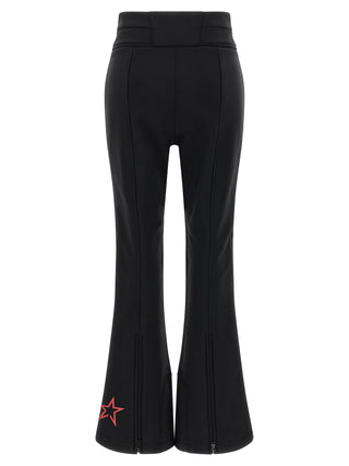 Black Nylon Athletic Pants