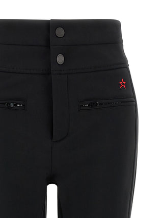 Black Nylon Athletic Pants