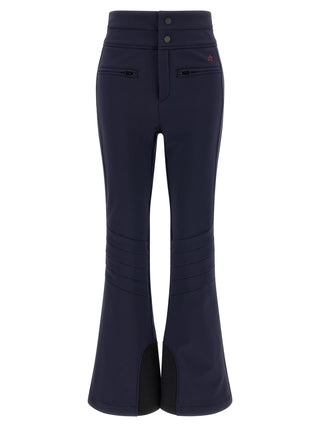 Blue Nylon Athletic Pants