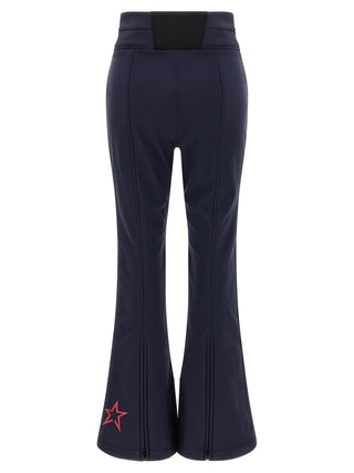 Blue Nylon Athletic Pants