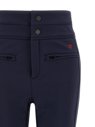 Blue Nylon Athletic Pants