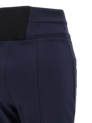 Blue Nylon Athletic Pants