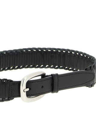 Black Cowhide Regular Belt