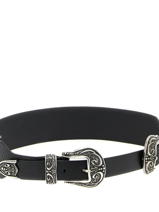 Black Cowhide Regular Belt