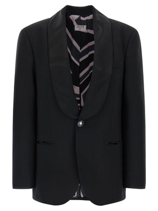 Black Virgin Wool Blazer