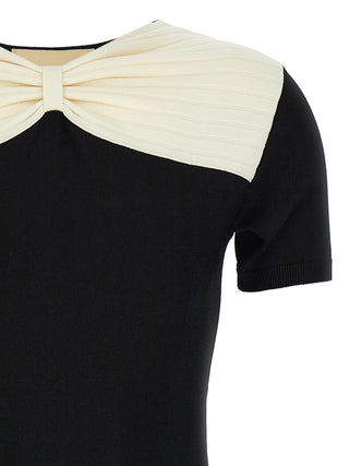 Vestido corto de viscosa negro