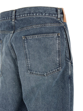 Blue Cotton Jeans Denim