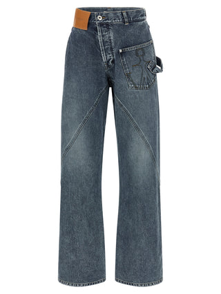 Blue Cotton Jeans Denim