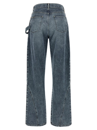 Blue Cotton Jeans Denim