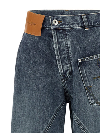 Blue Cotton Jeans Denim