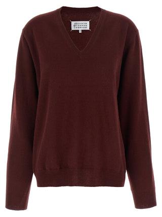 Bordeaux Virgin Wool Cardigan