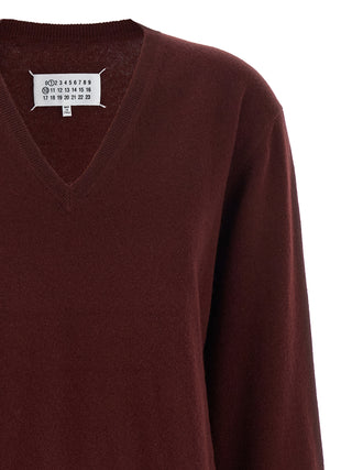 Bordeaux Virgin Wool Cardigan