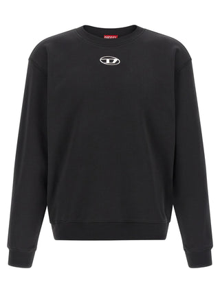 Black Cotton Sweatshirt