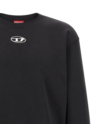 Black Cotton Sweatshirt