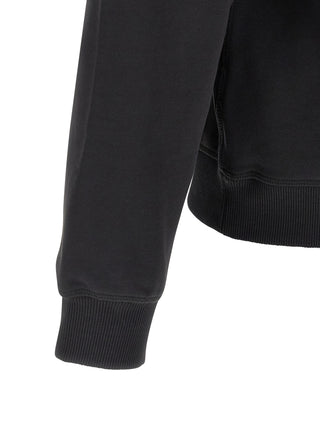 Black Cotton Sweatshirt