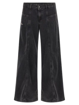 Black Cotton Jeans Denim