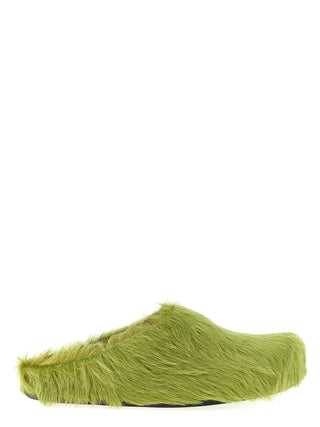 Bicolor Calfskin Clogs