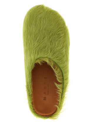 Bicolor Calfskin Clogs