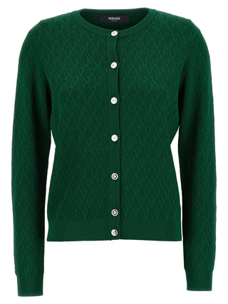 Bicolor Viscose Cardigan