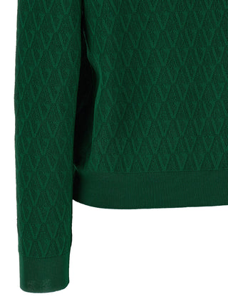 Bicolor Viscose Cardigan
