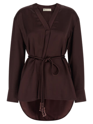 Bordeaux Viscose Blouse