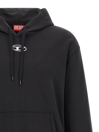 Black Cotton Sweatshirt