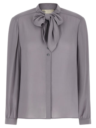 Gray Viscose Blouse