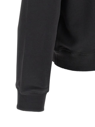 Black Cotton Sweatshirt