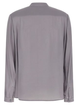 Gray Viscose Blouse