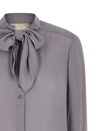 Gray Viscose Blouse