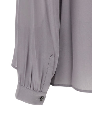 Gray Viscose Blouse