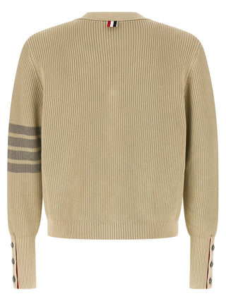 Beige Cotton Cardigan