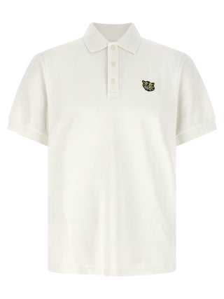 White Cotton Polo Shirt