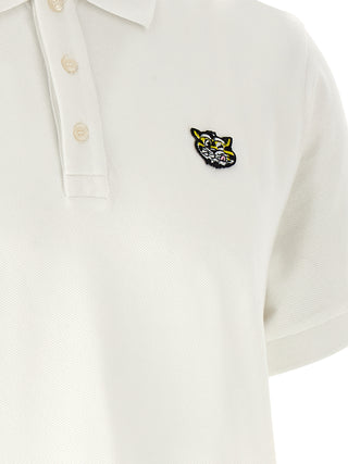 White Cotton Polo Shirt