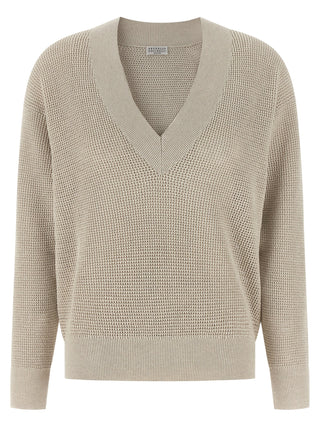 Beige Cotton Cardigan