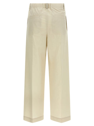 White Cotton Dress Pants