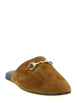 Brown Calfskin Mules