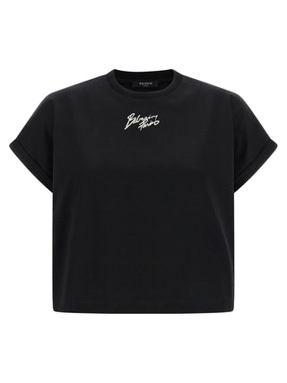 Black Cotton T-Shirt