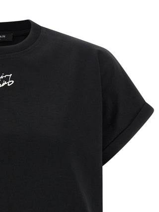 Black Cotton T-Shirt