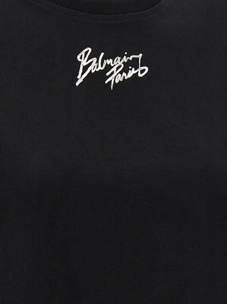 Black Cotton T-Shirt